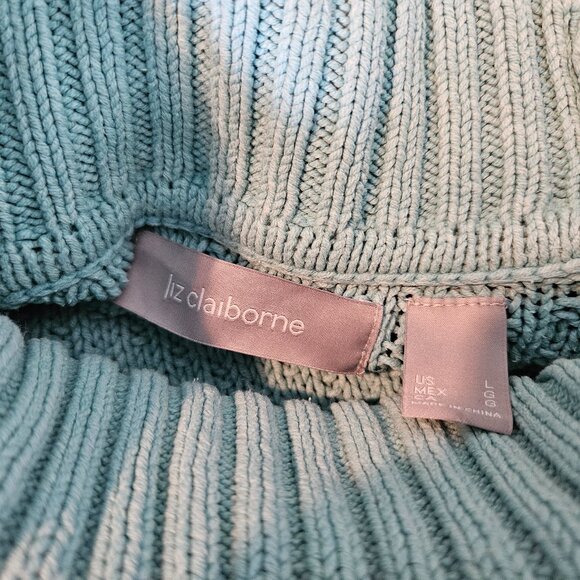 Liz Claiborne cotton blend turtleneck sweater - Picture 8 of 9